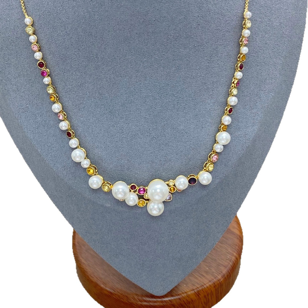 kate spade Vintage Colored Diamond Pearl Necklace - Picture 5 of 6